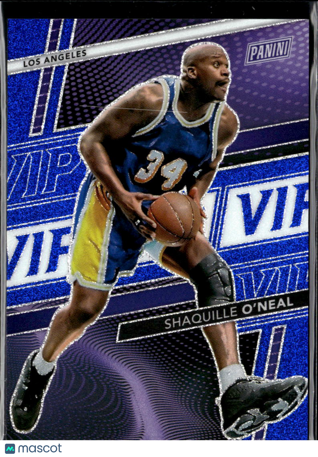 Shaquille O'Neal 2026 Panini Prizm The National VIP Blue /75 Los Angeles Lakers