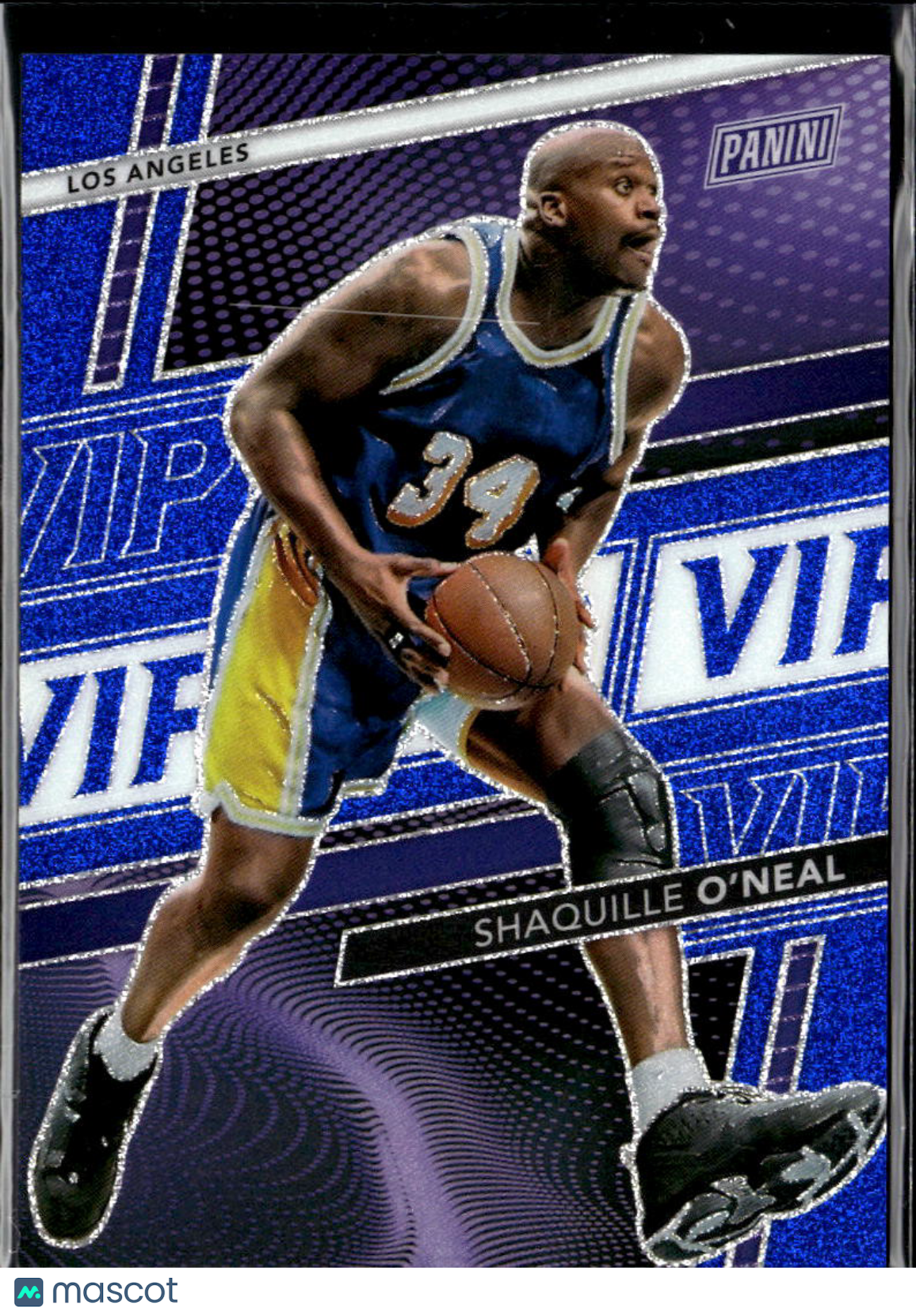 Shaquille O'Neal 2026 Panini Prizm The National VIP Blue /75 Los Angeles Lakers