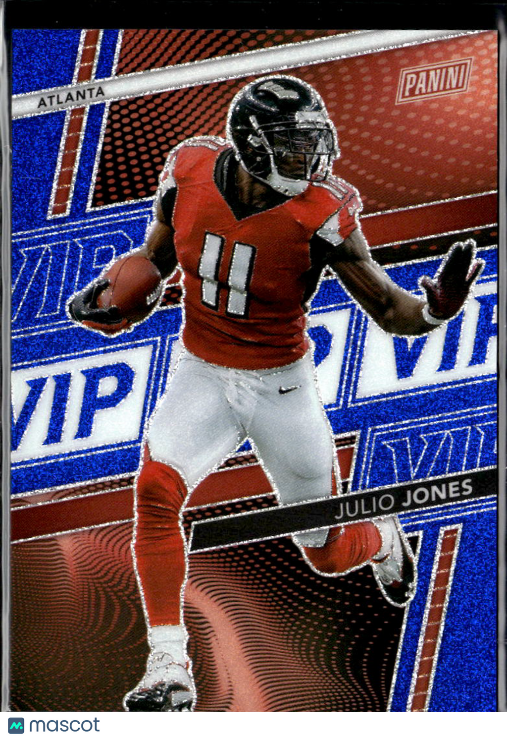 Julio Jones 2026 Panini Prizm National VIP Blue 71/75 Atlanta Falcons