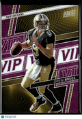 Drew Brees 2020 Panini Prizm VIP Purple 114/149 New Orleans Saints