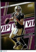 Drew Brees 2020 Panini Prizm VIP Purple 40/149 New Orleans Saints