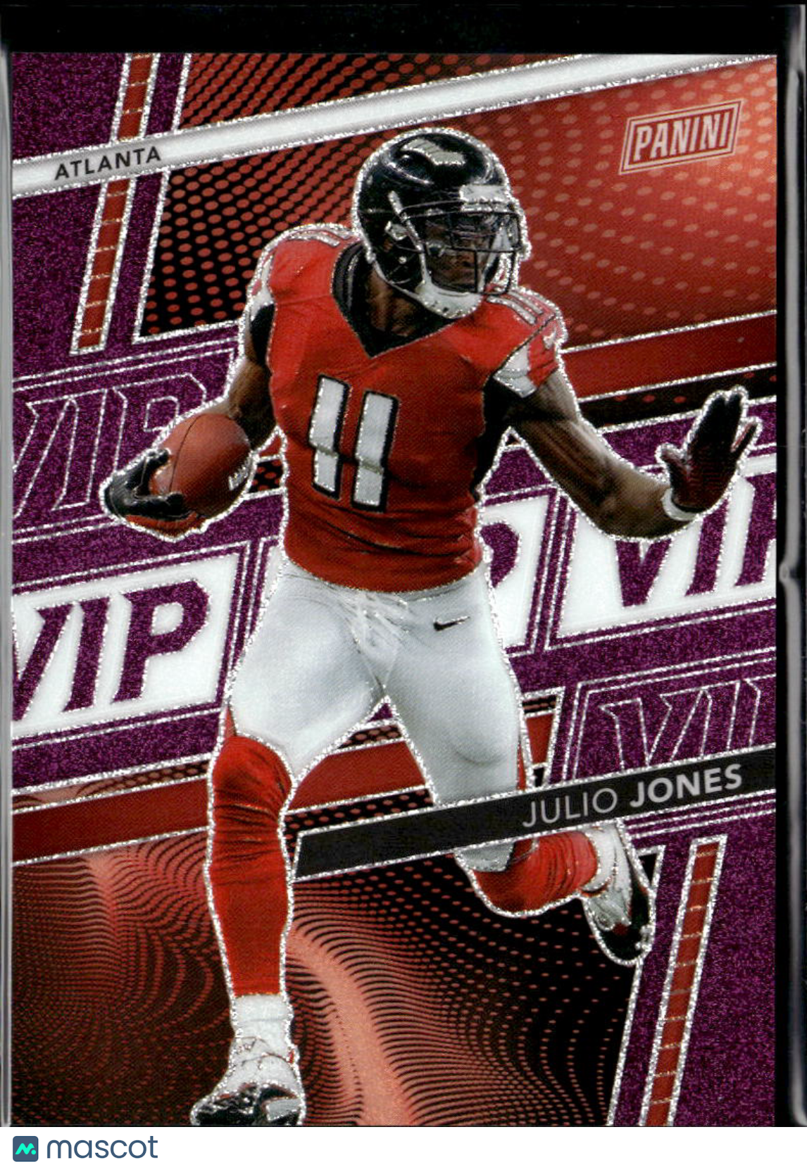 Julio Jones 2026 Panini Prizm VIP Purple 22/149 Atlanta Falcons