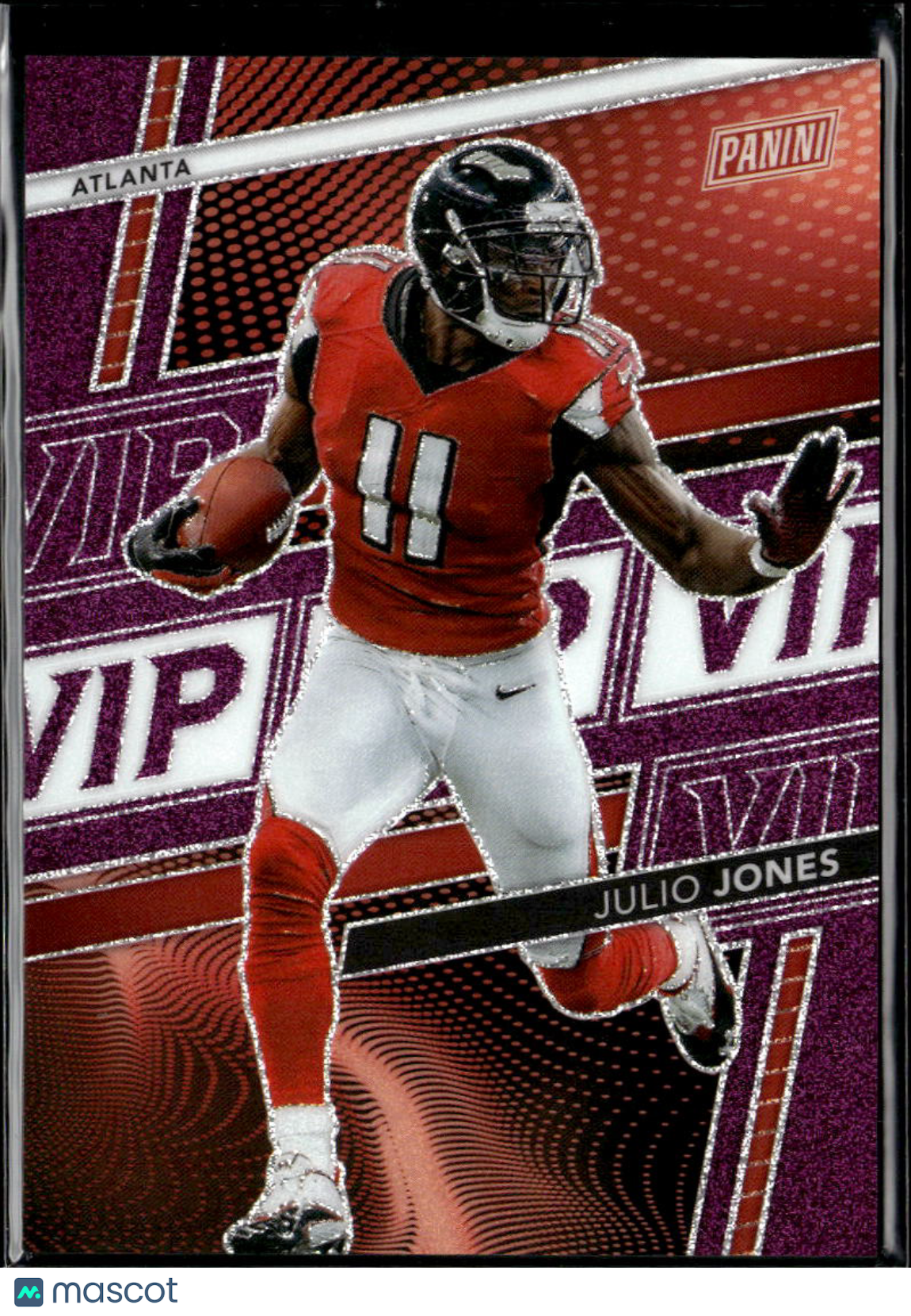 Julio Jones 2026 Panini Prizm VIP Purple 40/149 Atlanta Falcons