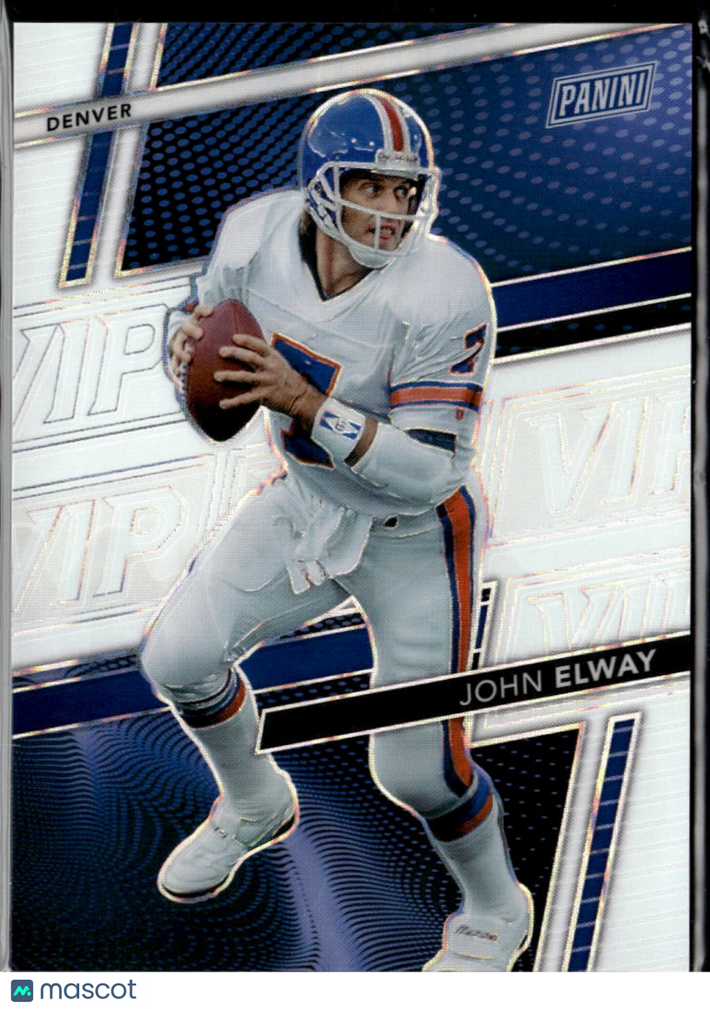 John Elway 2026 Panini Prizm VIP White Knight SSP SHORTPRINT Denver Broncos