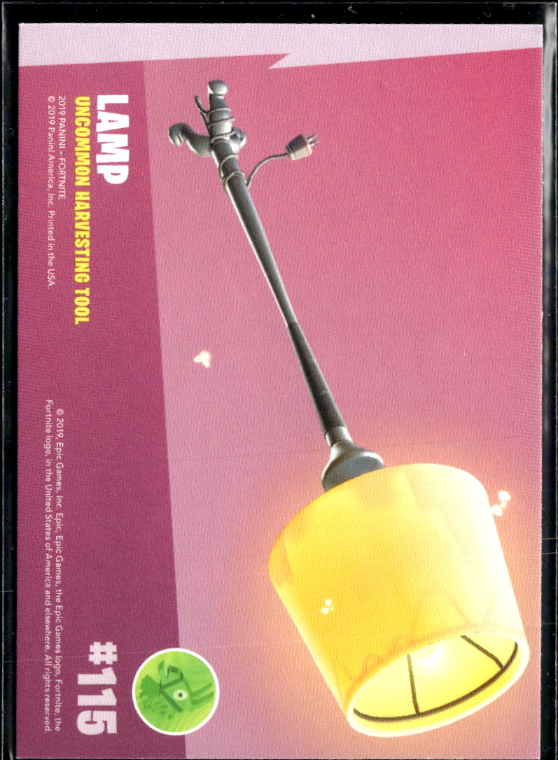 2019 Panini Fortnite Series 1 Uncommon Harvesting Tool #115