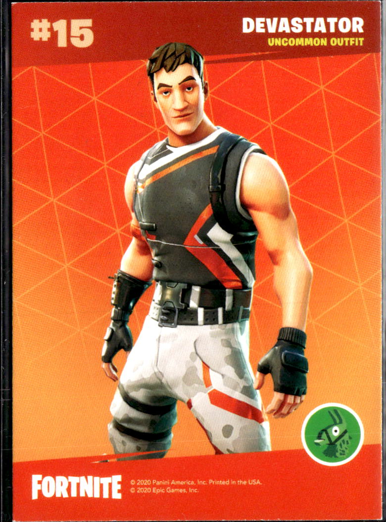 Devastator 2019 Panini Fortnite HOLO Uncommon Skin #15