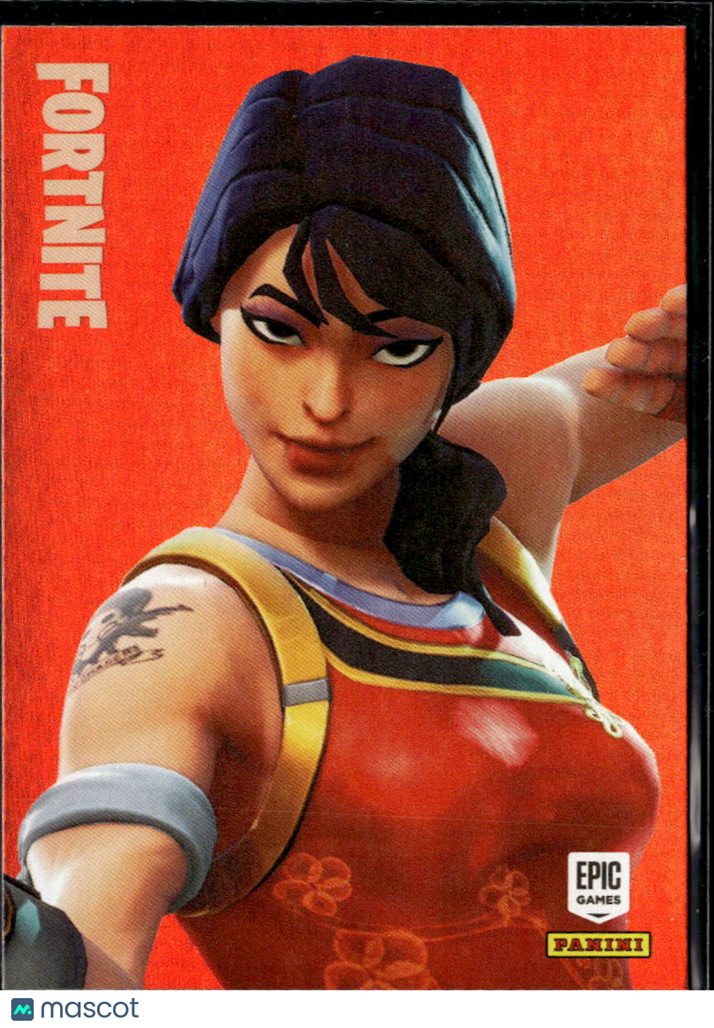 Scarlett Defender 2019 Panini Fortnite Series 1 HOLO Uncommon Outfit #137