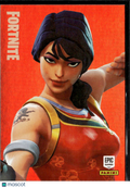 Scarlett Defender 2019 Panini Fortnite Series 1 HOLO Uncommon Outfit #137