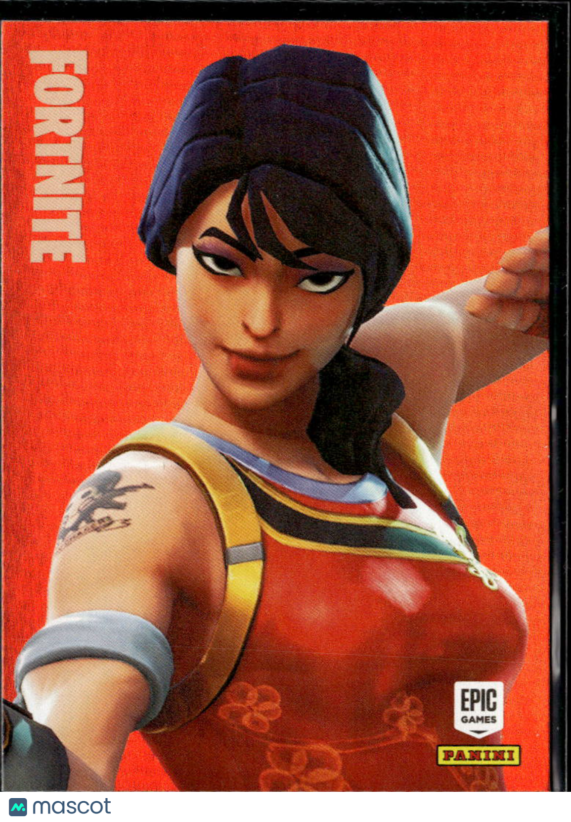 Scarlett Defender 2019 Panini Fortnite Series 1 HOLO Uncommon Outfit #137