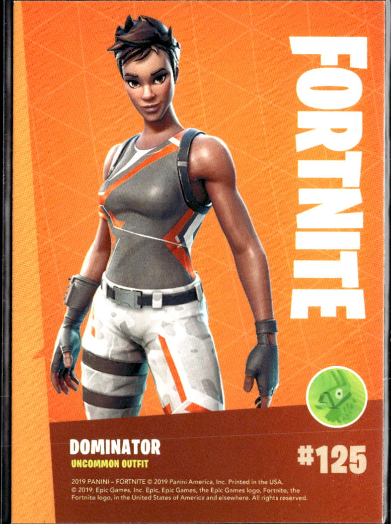 Dominator 2019 Panini Fortnite HOLO Uncommon Outfit #125