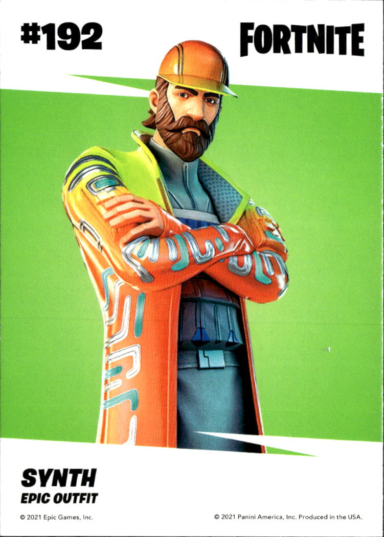Synth 2021 Panini Fortnite HOLO Epic Outfit #192