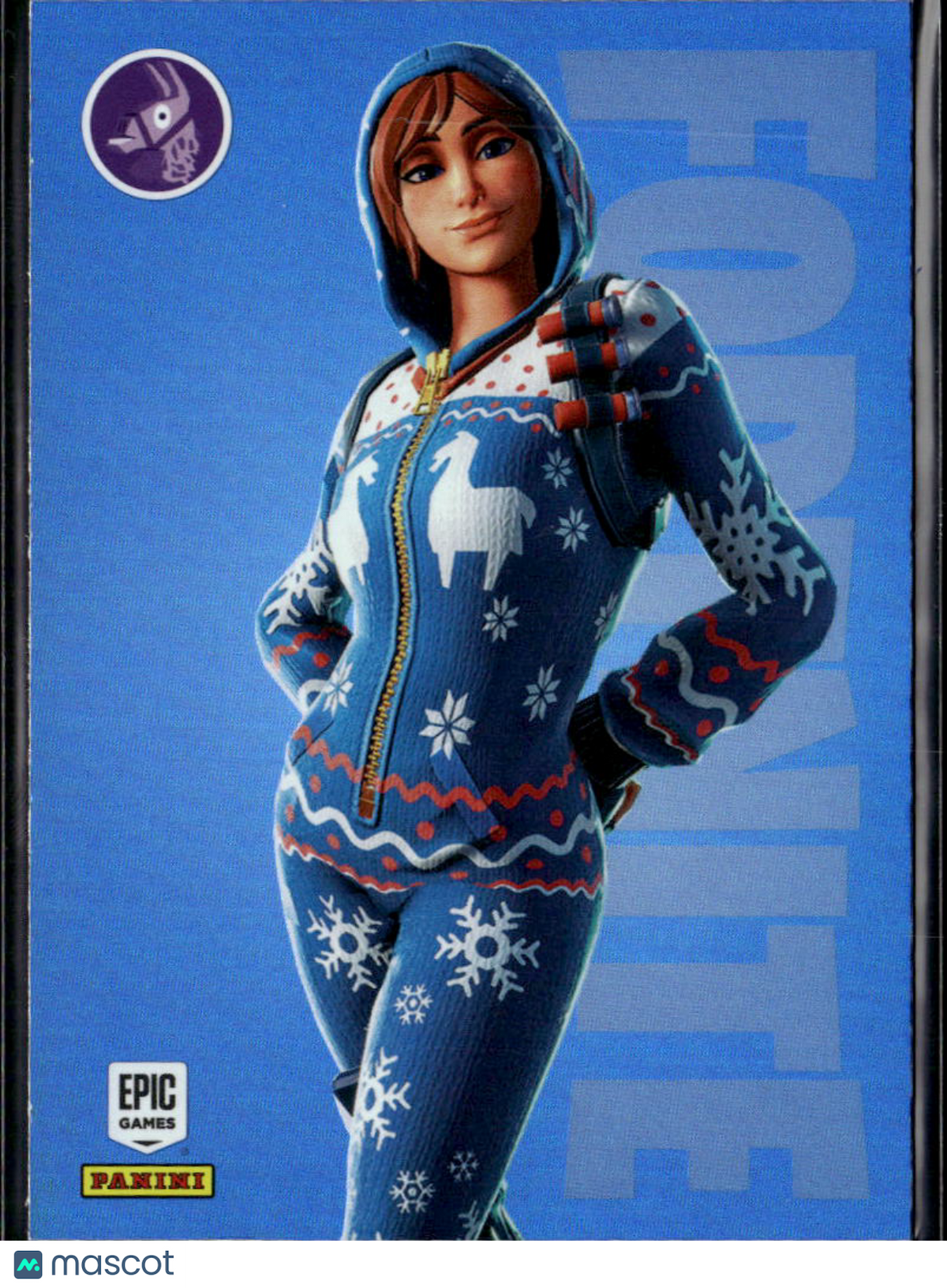 Onesie Winter 2021 Panini Fortnite Card HOLO Epic Outfit #157