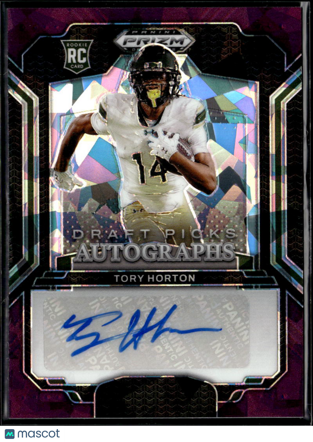 Tory Horton 2025 Prizm Draft Auto Autograph RC Seattle Seahawks 133/199