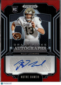 Riley Leonard 2025 Prizm Draft Auto Autograph RC 93/100 Notre Dame Colts