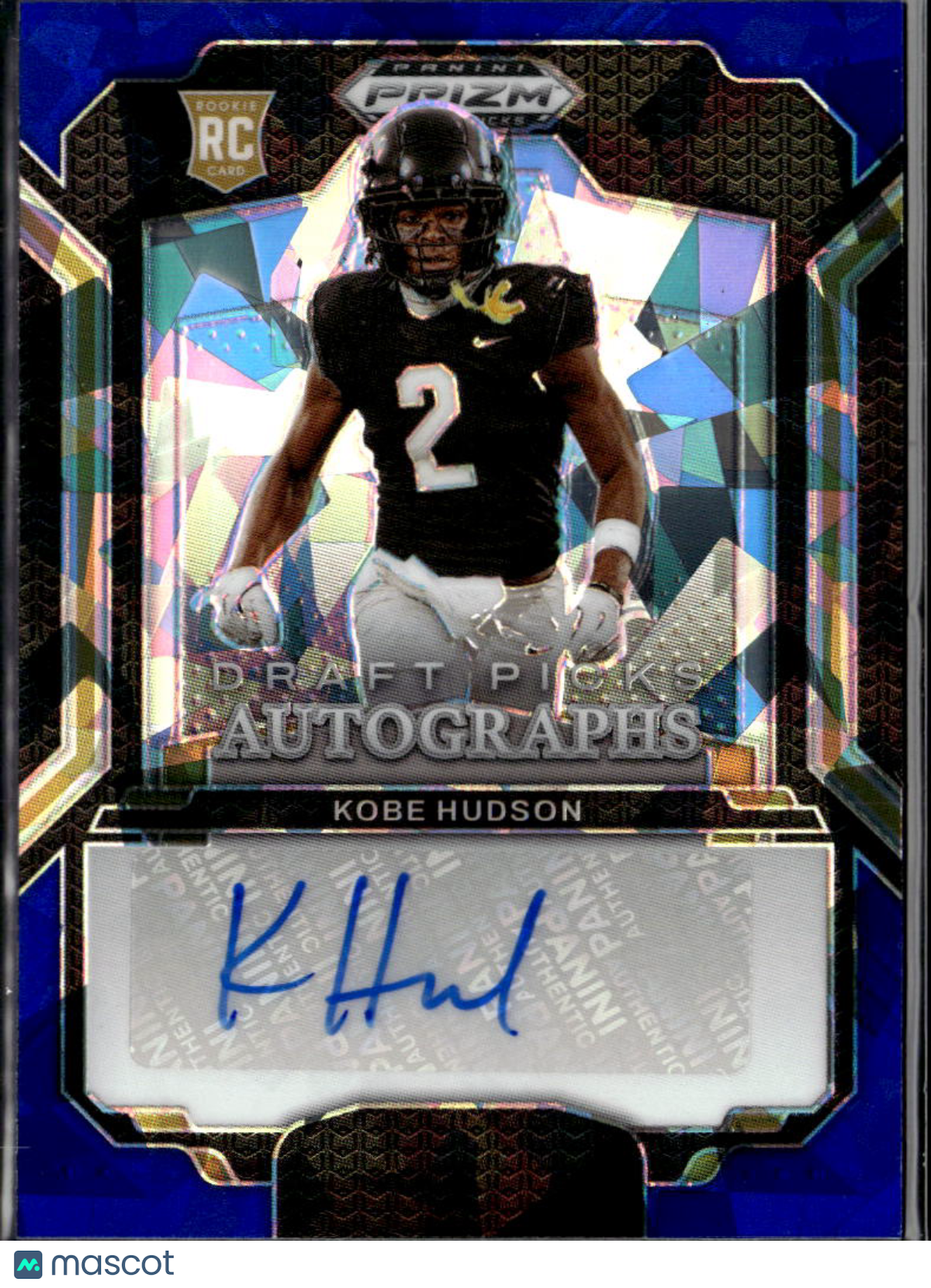 Kobe Hudson 2025 Prizm Draft Auto Autograph RC UCF 96/149