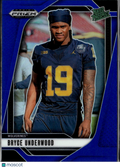 Bryce Underwood 2025 Prizm Draft Picks Blue RC 245/249 Michigan Wolverines