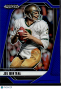 Joe Montana 2025 Prizm Draft Picks Blue /249 Notre Dame Fighting Irish