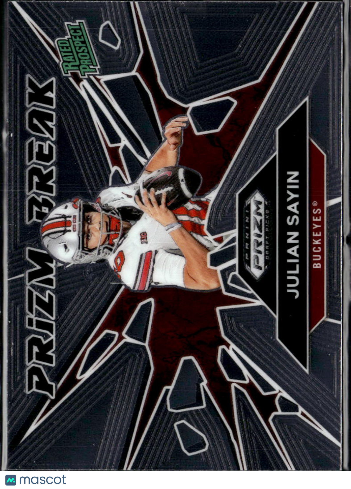 Julian Sayin 2025 Panini Prizm Draft Prizm Break Rookie Ohio State Buckeyes