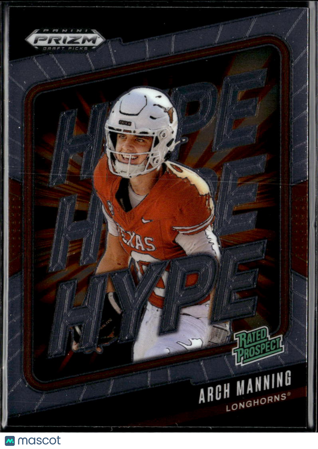 Arch Manning 2025 Panini Prizm Draft Picks Hype RC Rookie Texas Longhorns