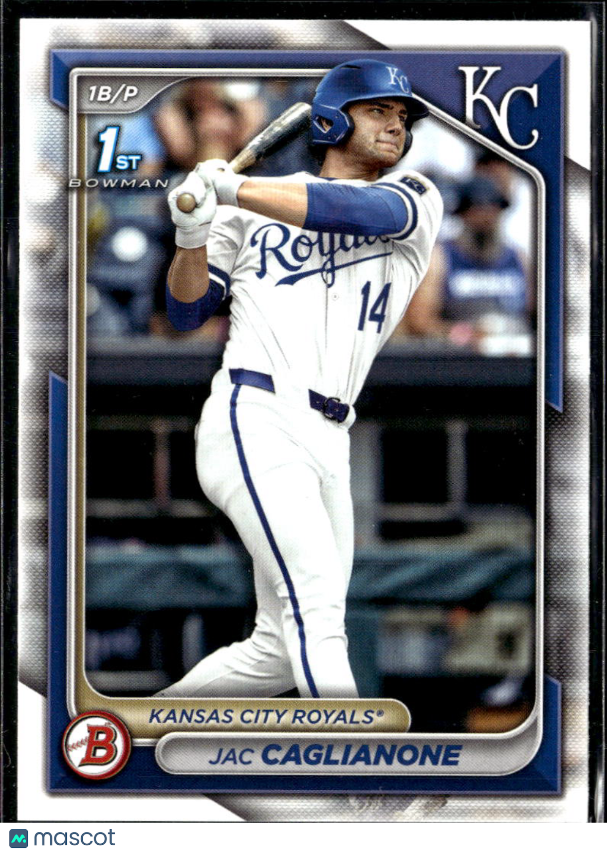 Jac Caglianone 2024 Bowman Draft 1st Rookie RC #BD8 Kansas City Royals