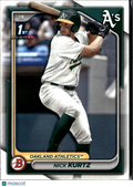 Nick Kurtz 2024 Bowman Draft Oakland Athletics