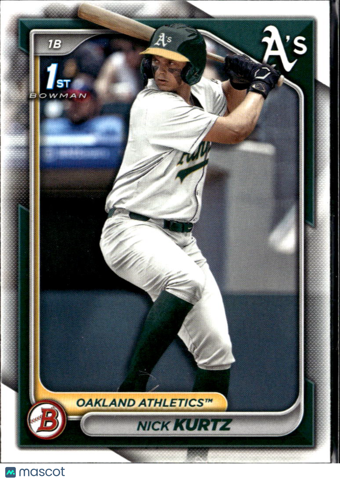 Nick Kurtz 2024 Bowman Draft Oakland Athletics