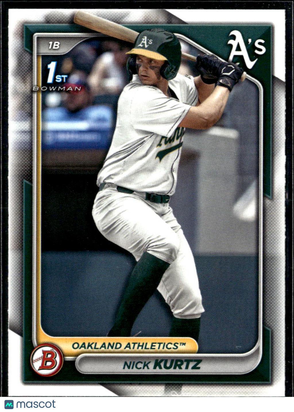 Nick Kurtz 2024 Bowman Draft 1st Bowman Oakland Athletics
