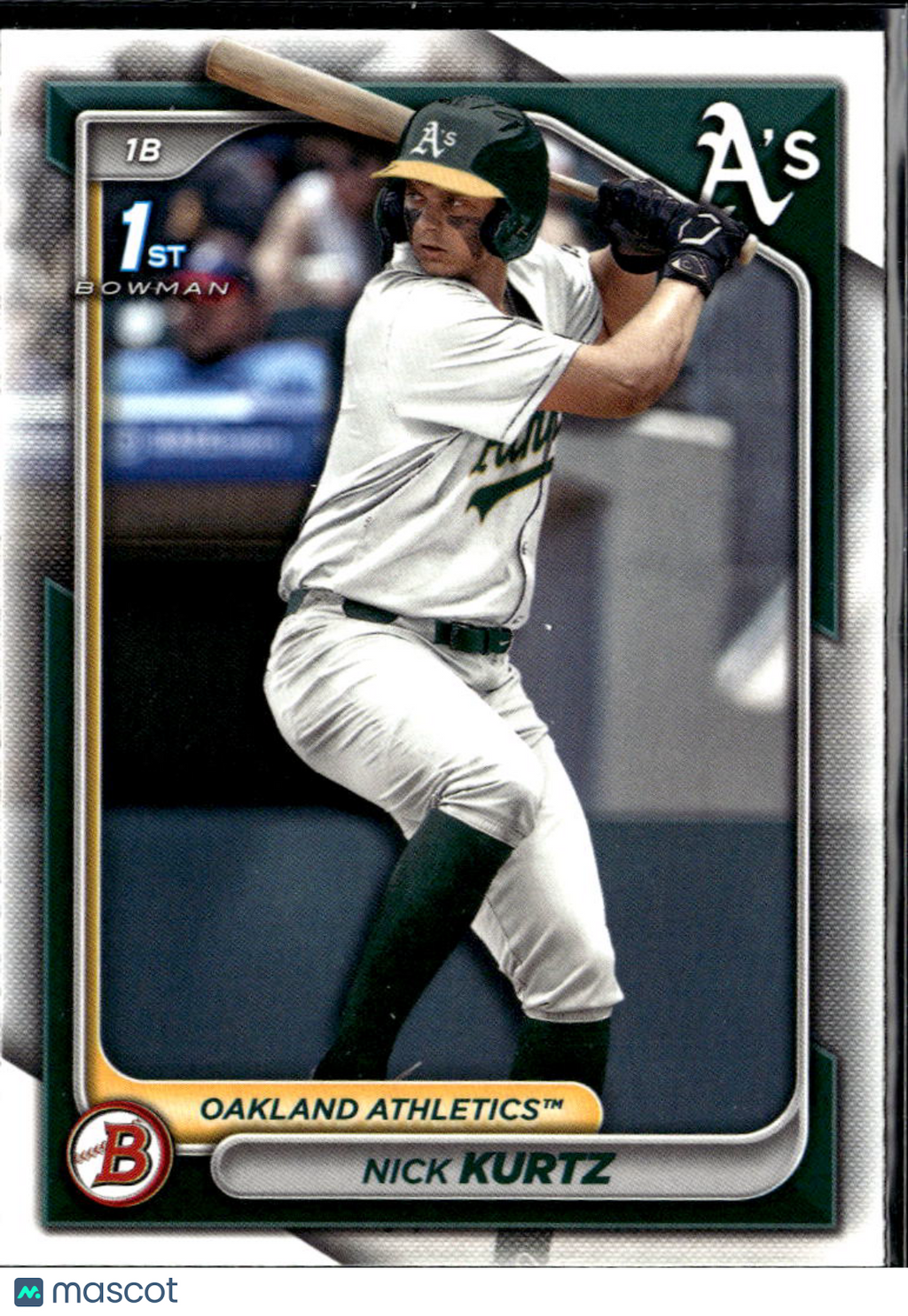 Nick Kurtz 2024 Bowman Draft 1st Bowman Oakland Athletics