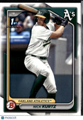 Nick Kurtz 2024 Bowman Draft 1st Bowman Oakland Athletics
