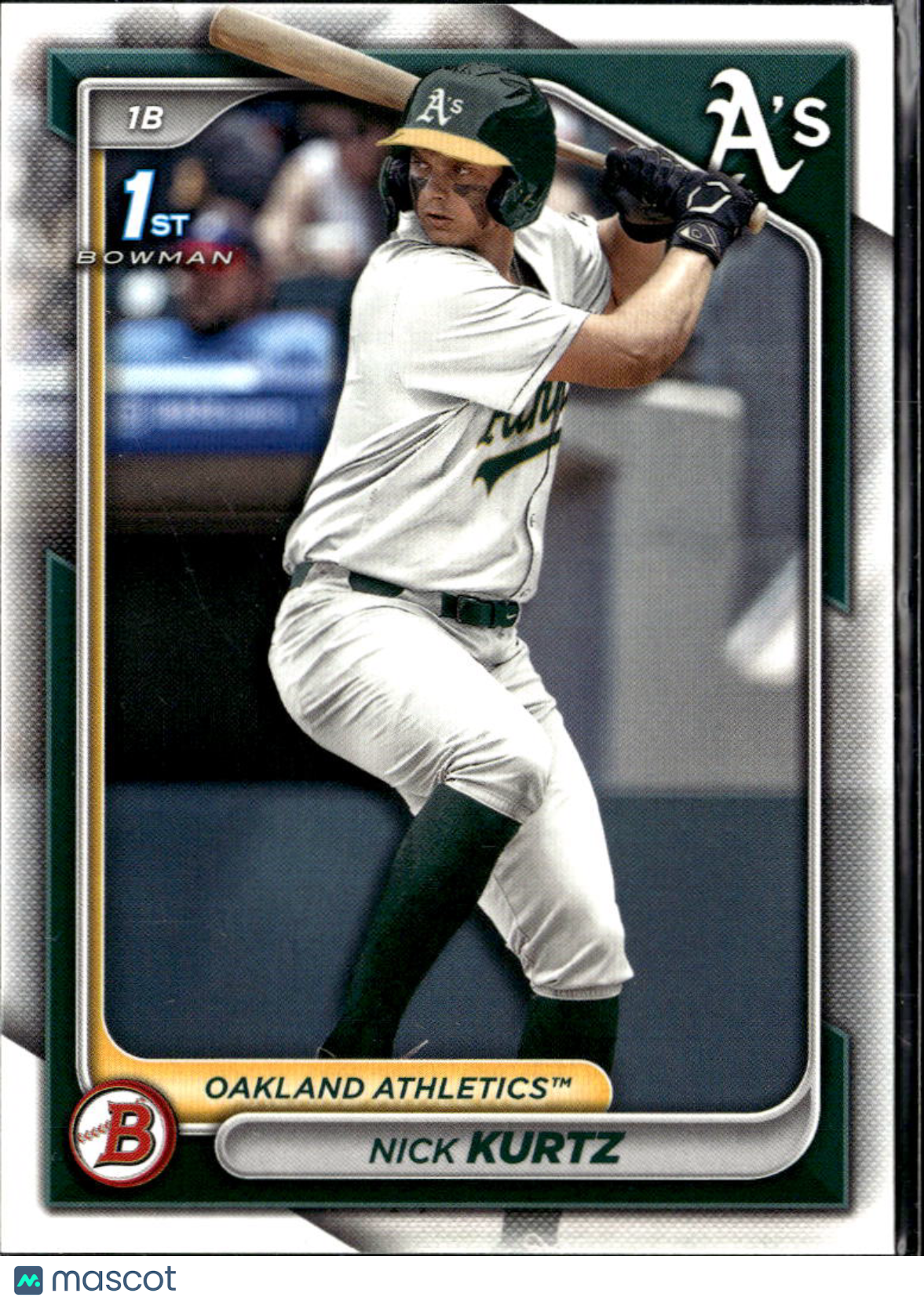 Nick Kurtz 2024 Bowman Draft Oakland Athletics