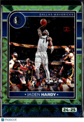 Jaden Hardy 2024 NBA Hoops Teal Green Explosion /99 Dallas Mavericks