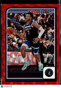 Wendell Moore Jr. 2023 NBA Hoops Red /99 Minnesota Timberwolves