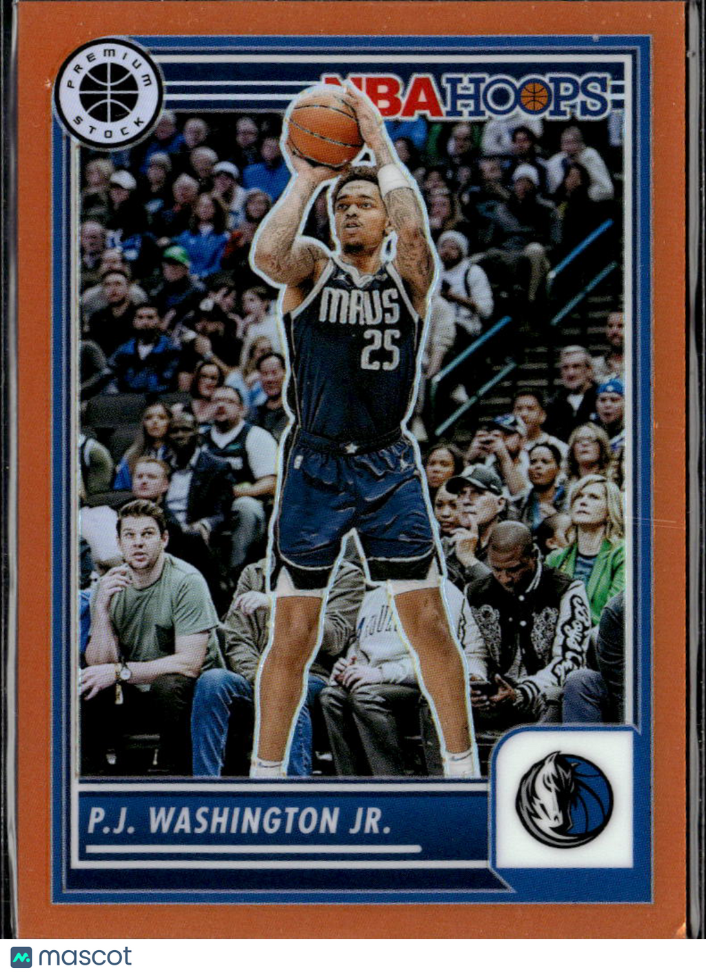 P.J. Washington Jr. 2024 NBA Hoops Orange /299 Dallas Mavericks