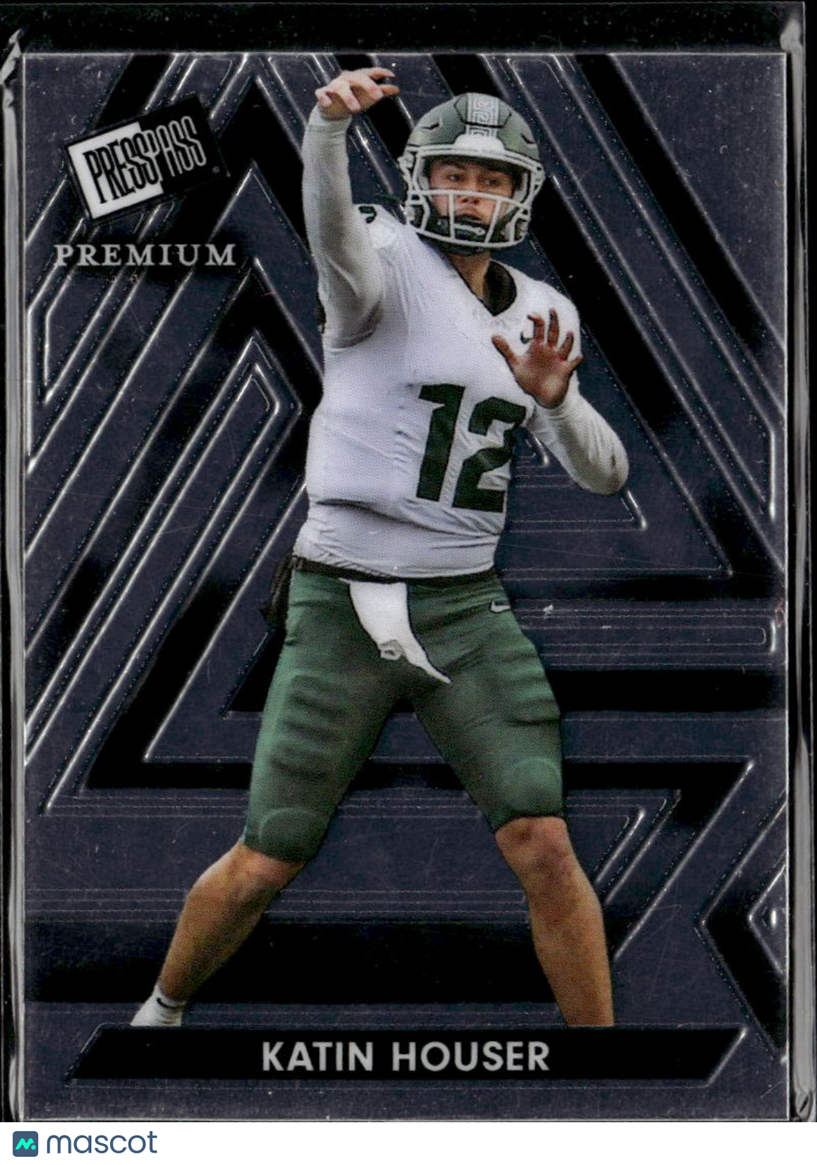 Katin Houser 2024 Leaf Press Pass Premium Michigan State Spartans