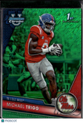 Michael Trigg 2023 Bowman Chrome 1st Green Shimmer /99 Ole Miss Rebels
