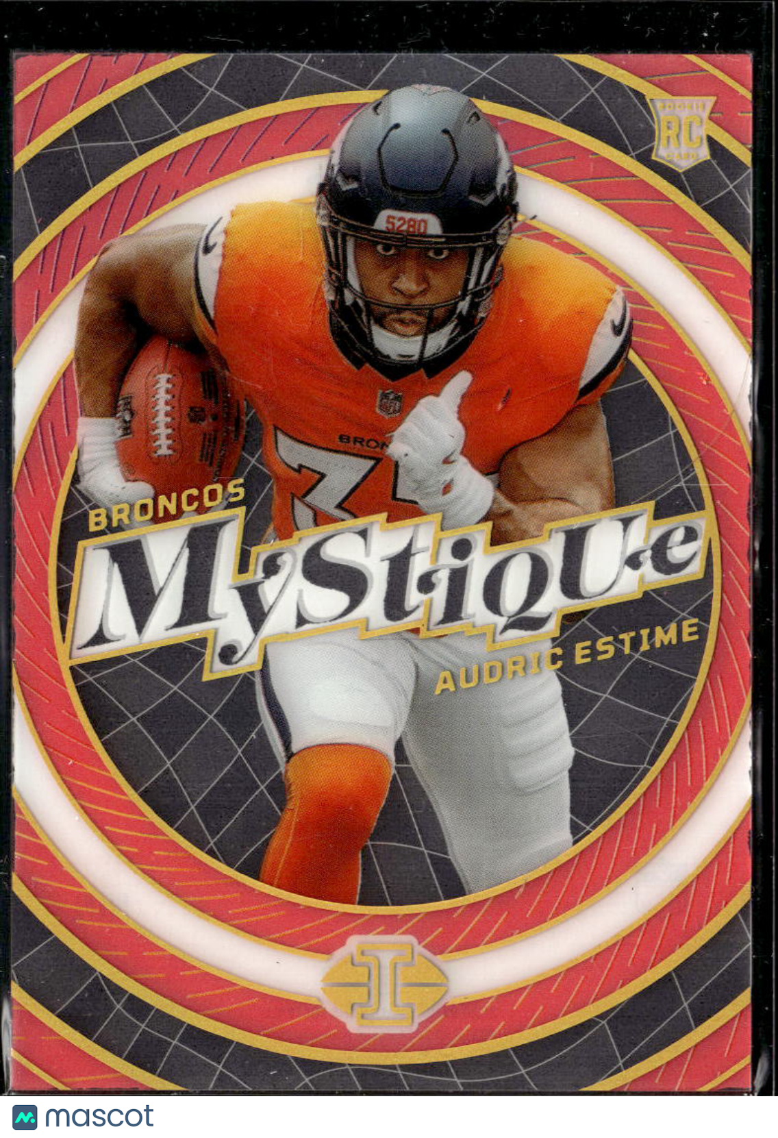 Audric Estime 2024 Illusions Mystique Pink RC /399 Denver Broncos