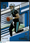 Matt Corral 2022 Elite RC Rookie /999 Carolina Panthers