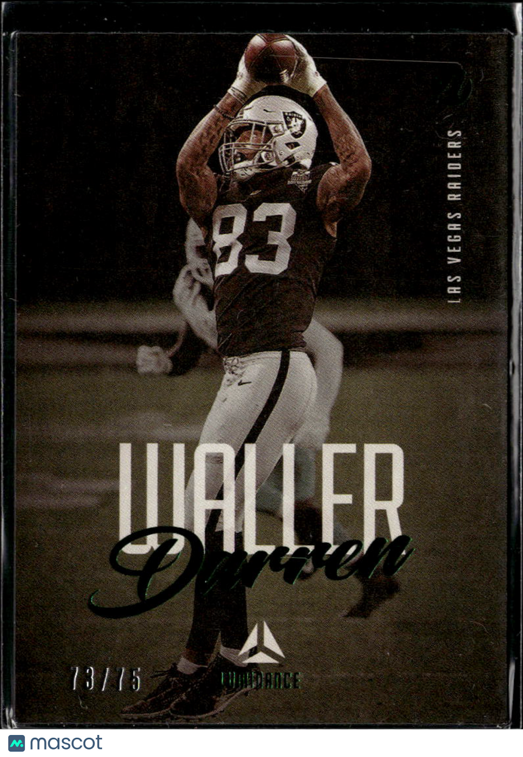 Darren Waller 2021 Luminance Green /75 Las Vegas Raiders