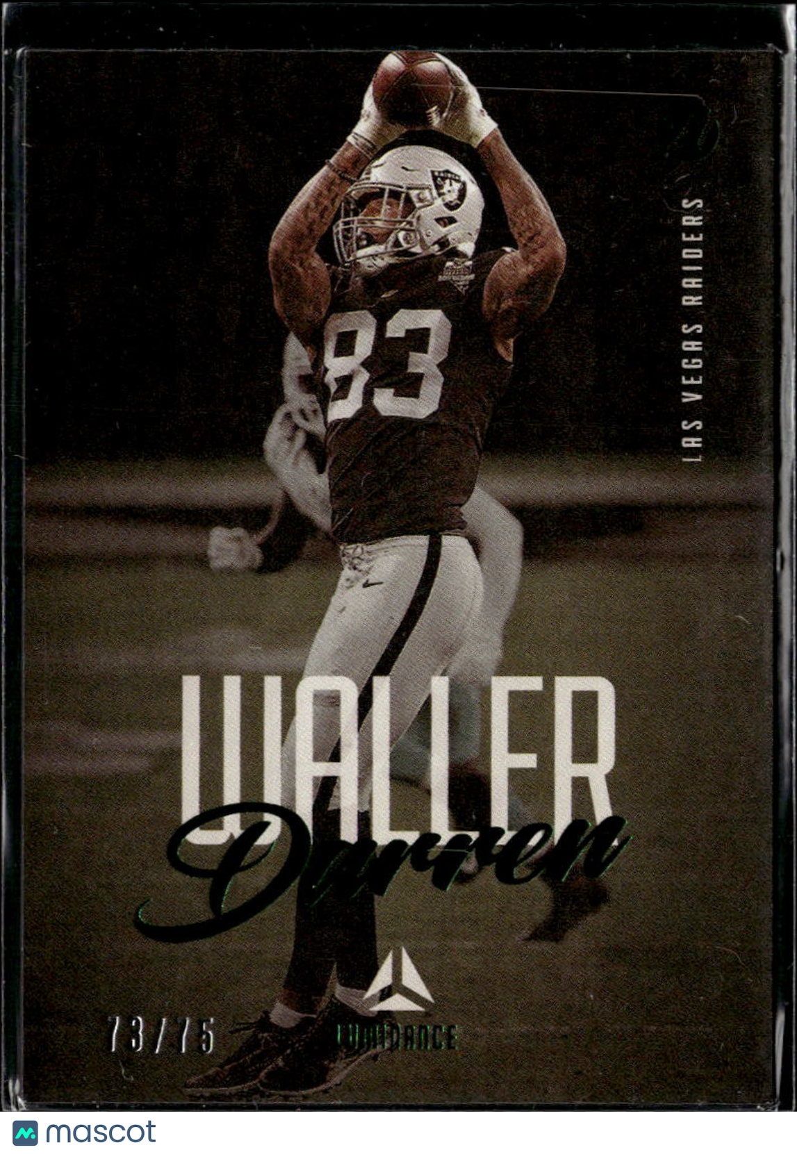 Darren Waller 2021 Luminance Green /75 Las Vegas Raiders