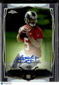 Garrett Gilbert 2014 Topps Chrome RC Auto Autograph St. Louis Rams