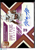 Malik Jefferson 2018 Elite Draft Auto Autograph RC /99 Texas Longhorns