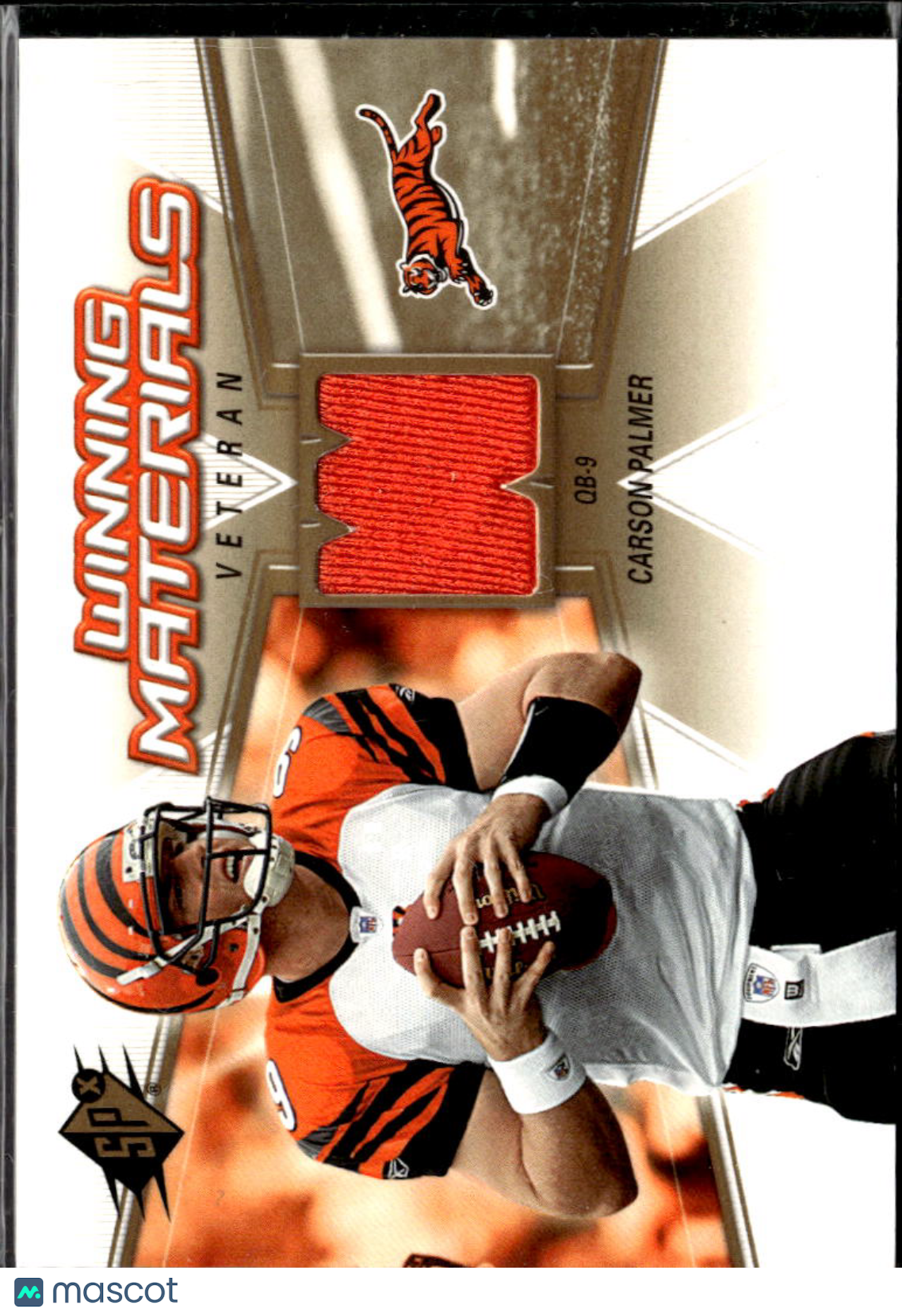 Carson Palmer 2006 SPx Winning Materials Jersey Patch Cincinnati Bengals