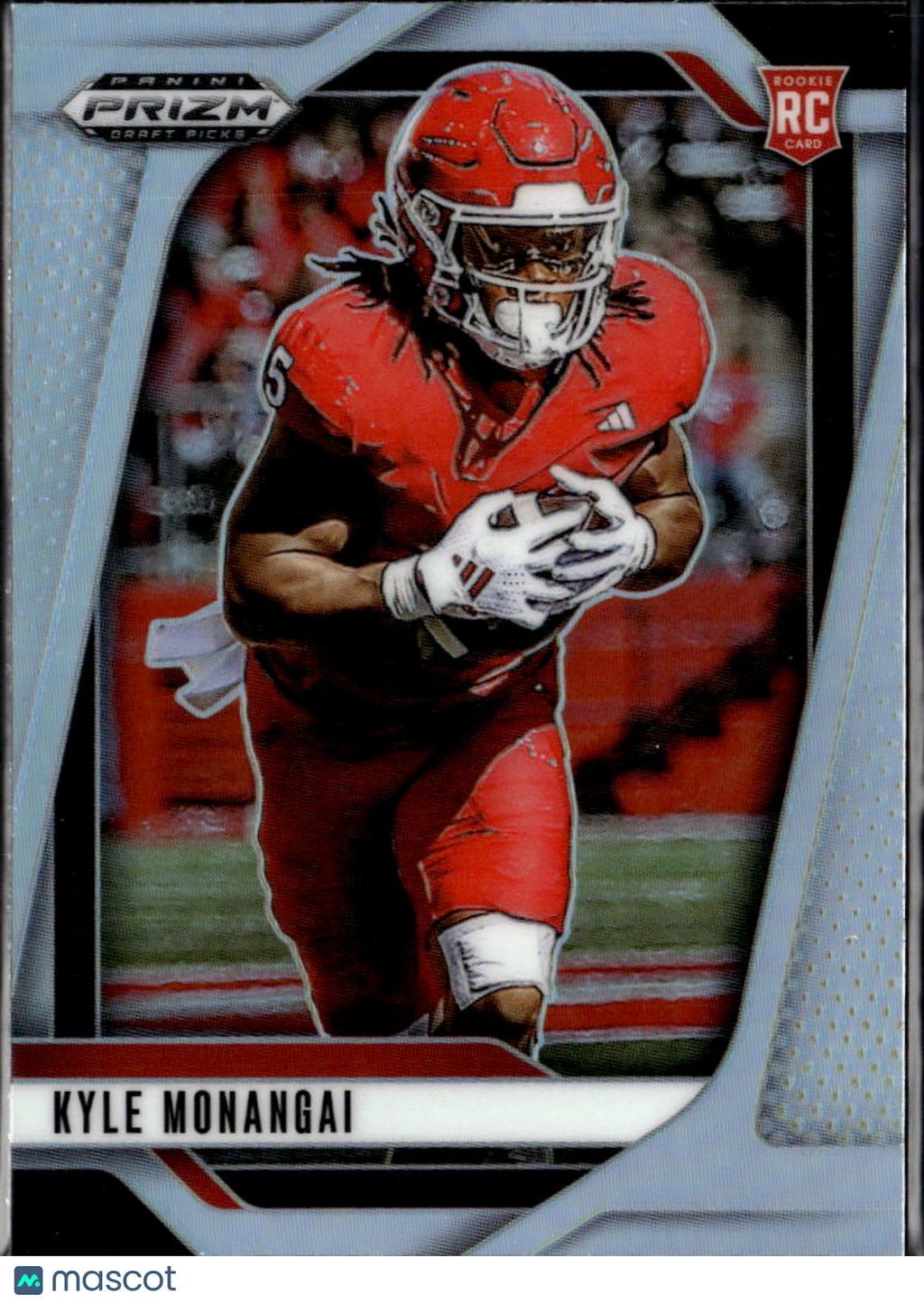 Kyle Monangai 2025 Panini Prizm Draft Picks Silver Prizm RC Rutgers Bears