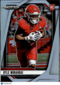 Kyle Monangai 2025 Panini Prizm Draft Picks Silver Prizm RC Rutgers Bears
