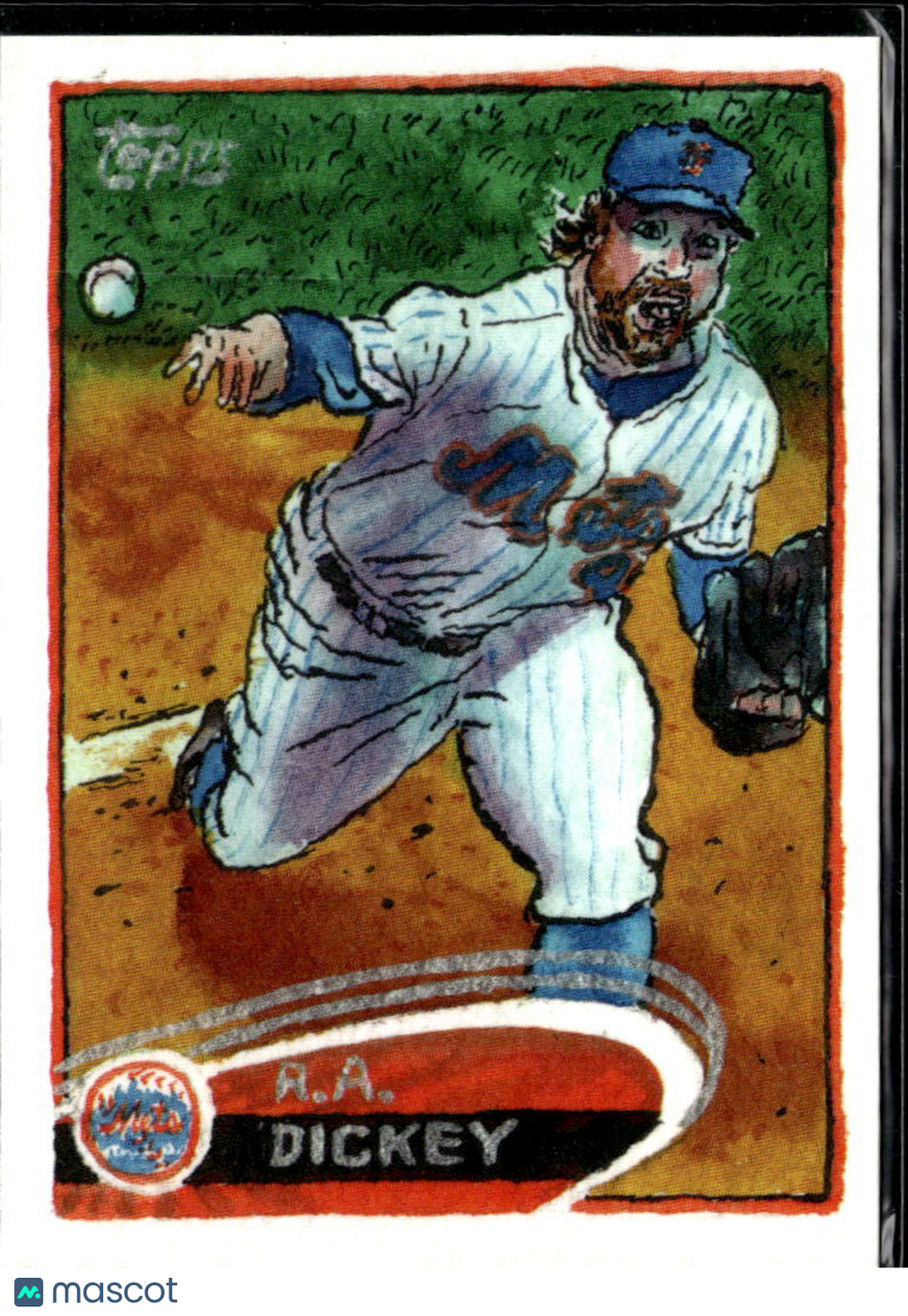R.A. Dickey 2025 Topps Shoebox Treasures New York Mets