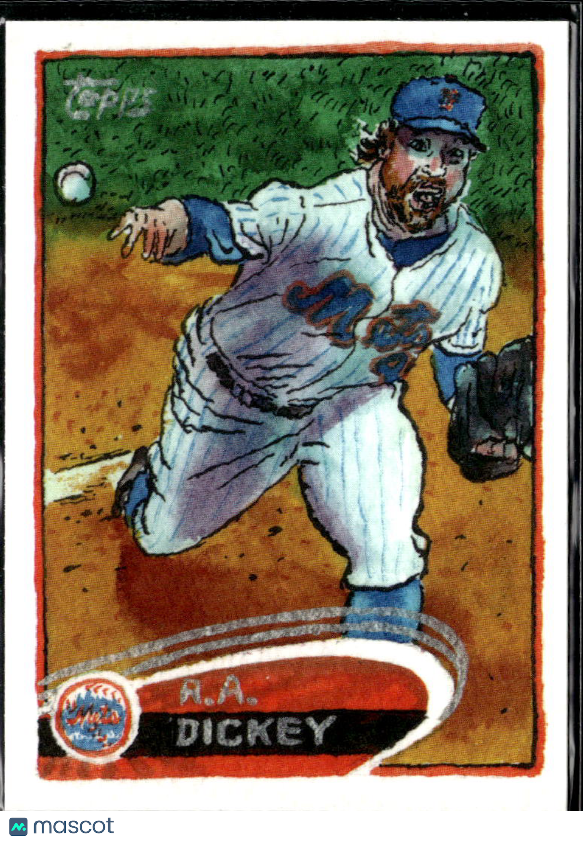 R.A. Dickey 2025 Topps Shoebox Treasures New York Mets