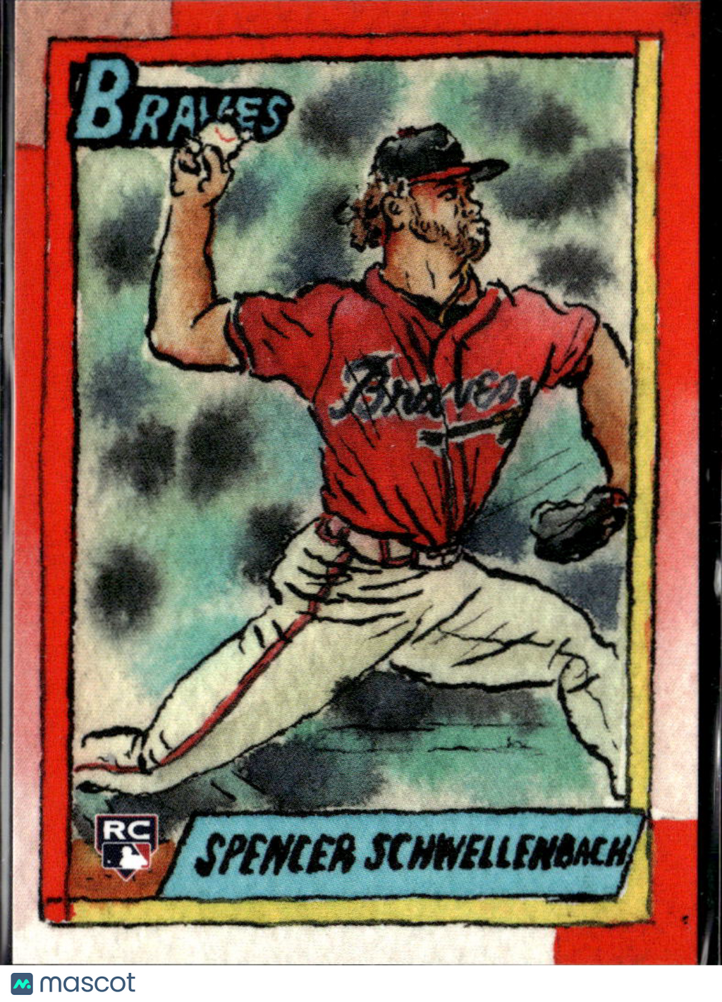 Spencer Schwellenbach 2025 Topps Series 1 Shoebox Treasures RC Atlanta Braves