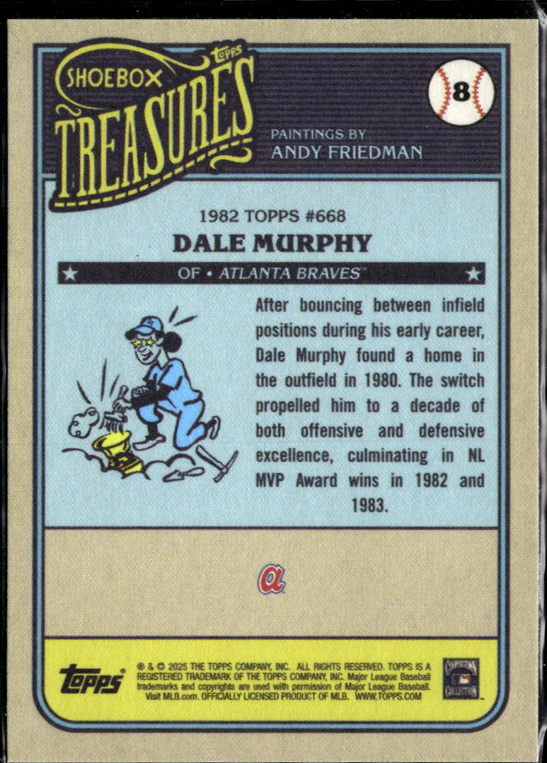 Dale Murphy 2025 Topps Shoebox Treasures Atlanta Braves