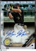 Mason Martin 2019 Bowman Chrome Auto Refractor /499 Pittsburgh Pirates