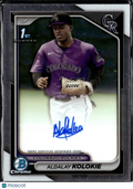 Aldalay Kolokie 2024 Bowman Chrome 1st Auto Autograph Colorado Rockies